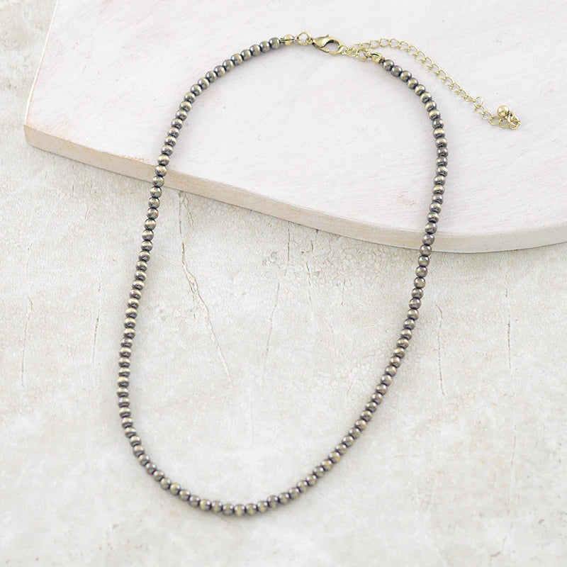 NAVAJO PEARL BEAD NECKLACE