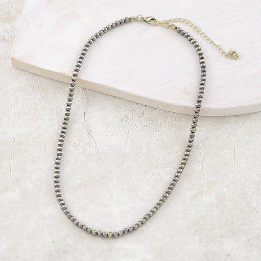 NAVAJO PEARL BEAD NECKLACE