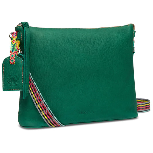 TEAL DOWNTOWN CROSSBODY BY CONSUELA