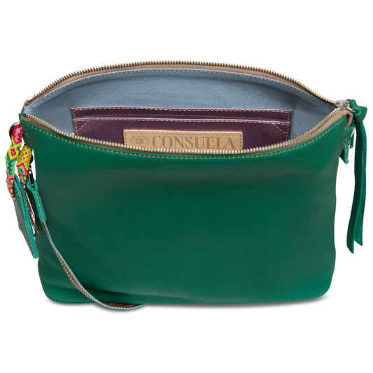 TEAL DOWNTOWN CROSSBODY BY CONSUELA