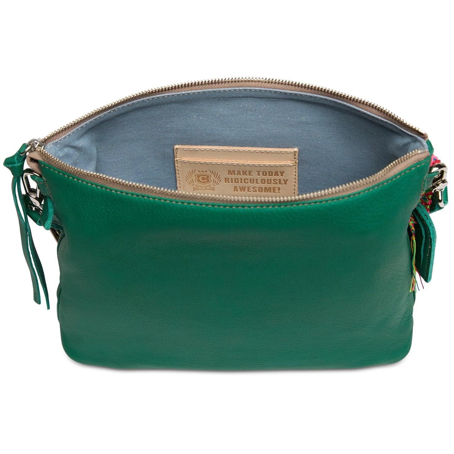 TEAL DOWNTOWN CROSSBODY BY CONSUELA