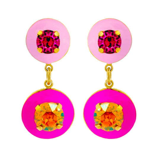 JANIE II EARRINGS IN WONDERLAND PINK