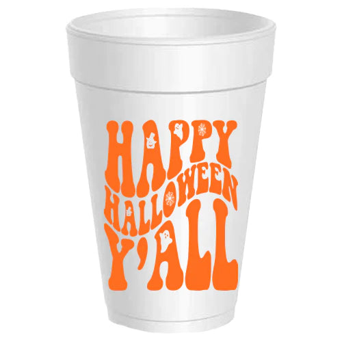 HALLOWEEN STYROFOAM CUPS