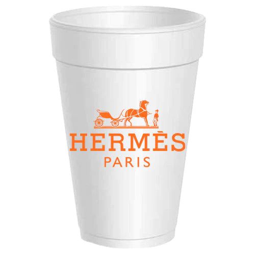 DESIGNER STYROFOAM CUPS