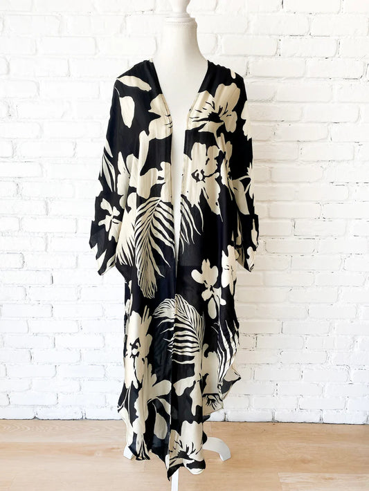 TROPICS LONG KIMONO