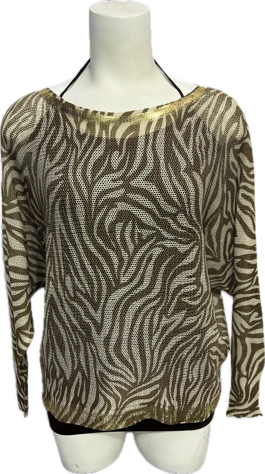 LIGHTWEIGHT ZEBRA SWEATER