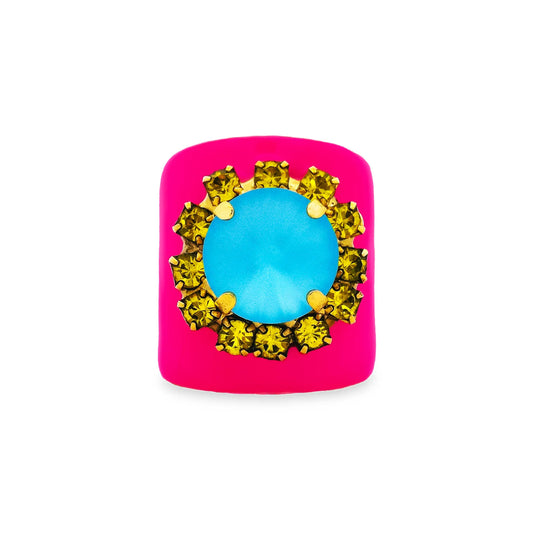 JACCI RING IN NEON PINK BY TOVA