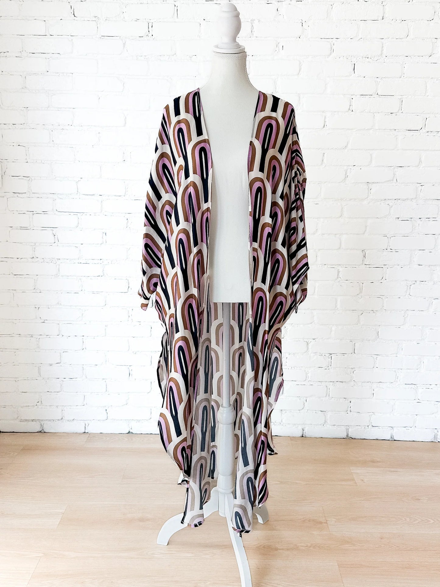 WINTON AND WAITS DECO SCALLOPS KIMONO