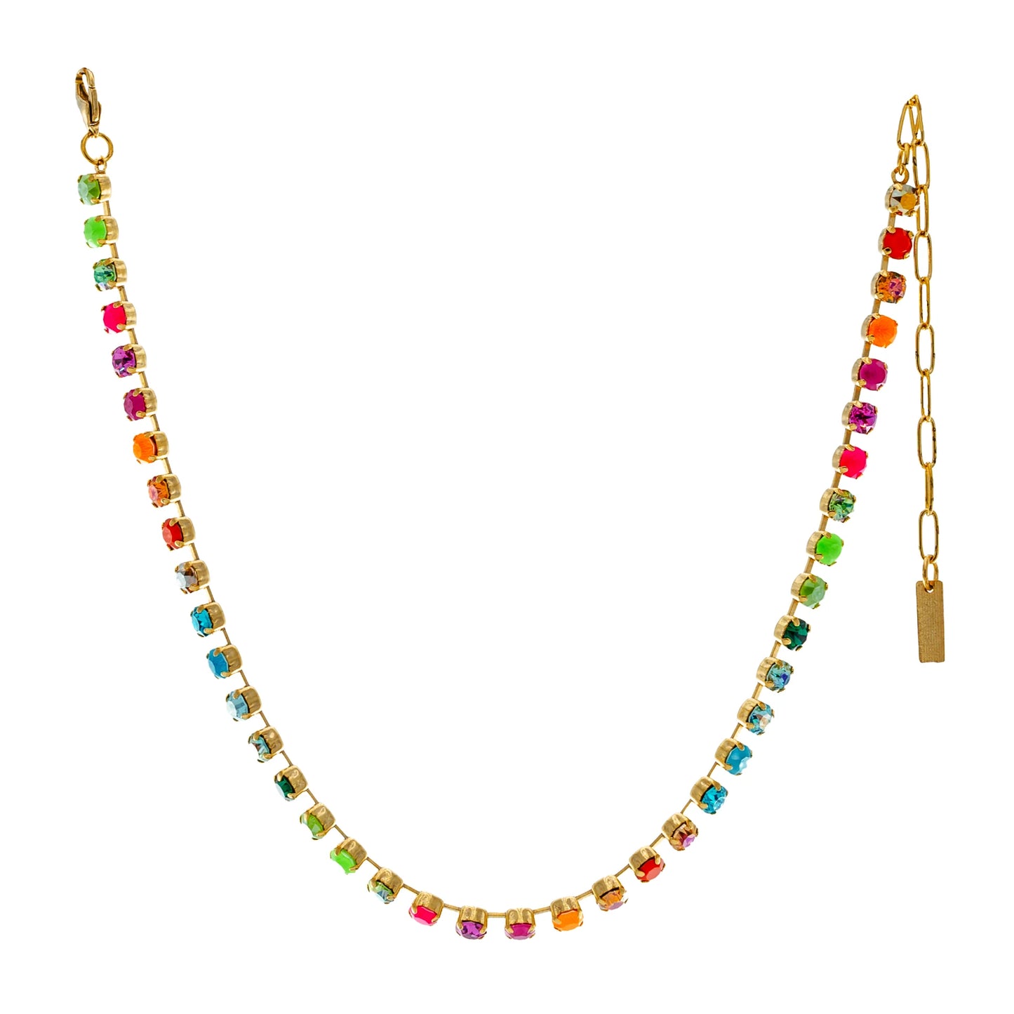 SARINA NECKLACE IN WATERMELON POP BY TOVA