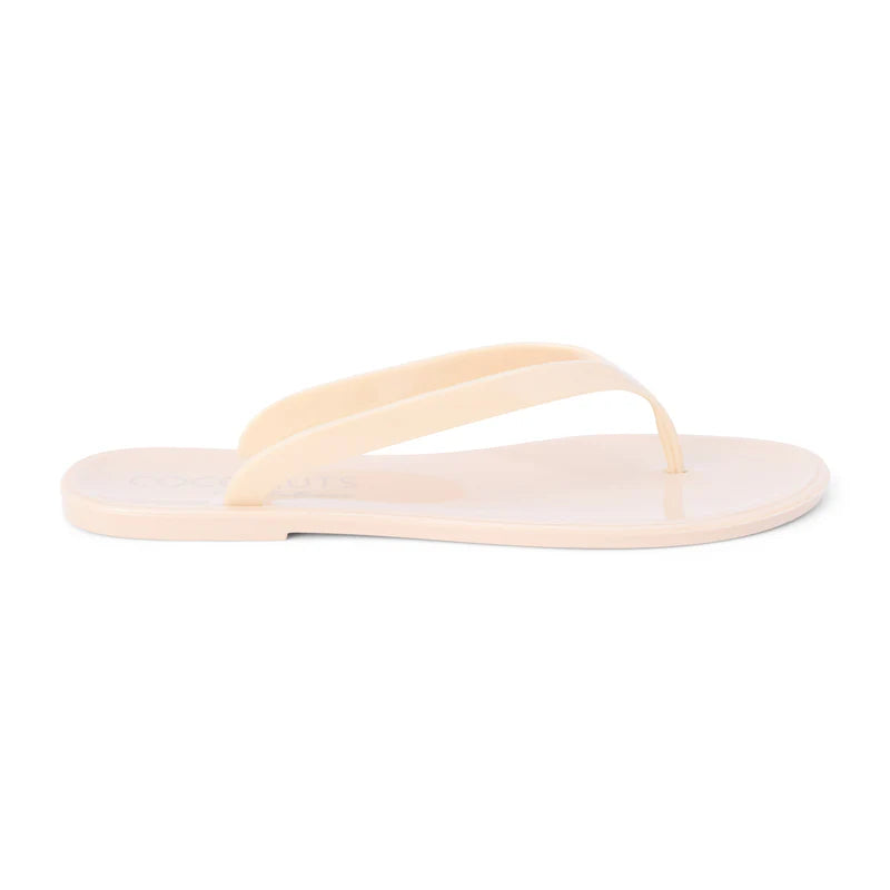 OLSEN JELLY FLIP FLOPS IN NUDE