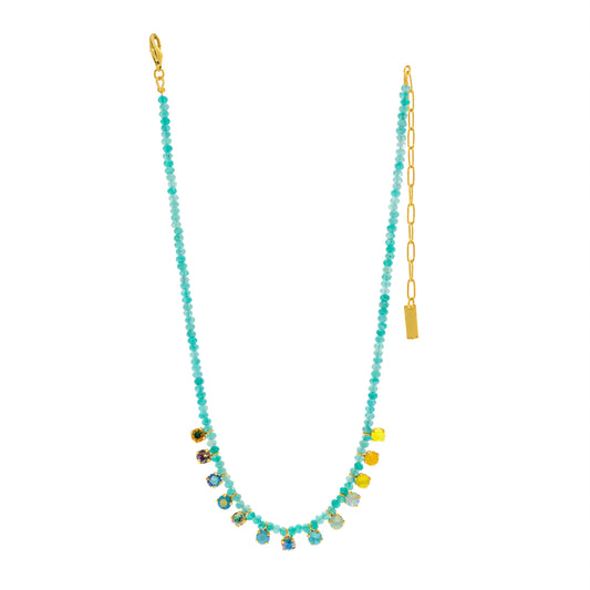 PEGGY NECKLACE IN GREEN BY TOVA