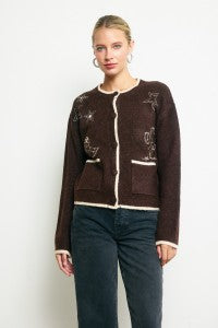 WESTERN STAR EMBROIDERED SWEATER