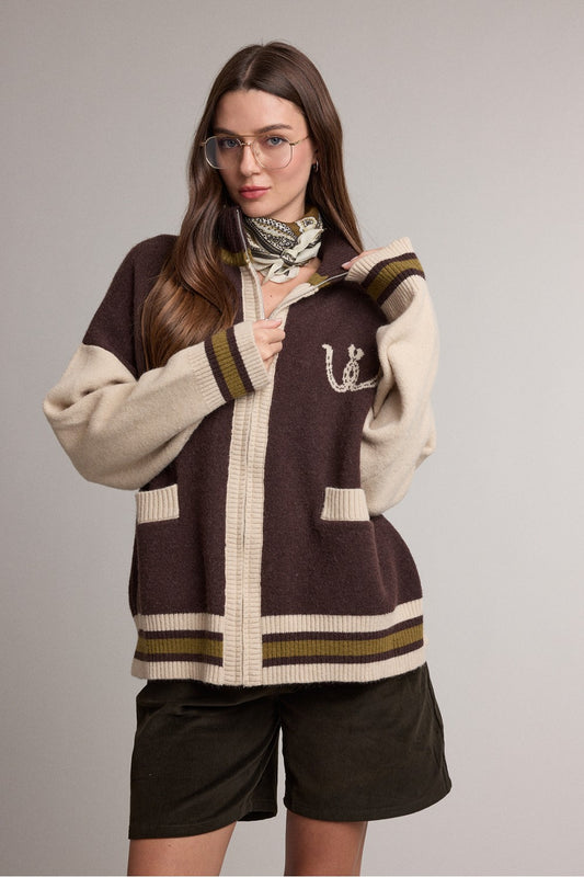 HORSE VARSITY CARDIGAN
