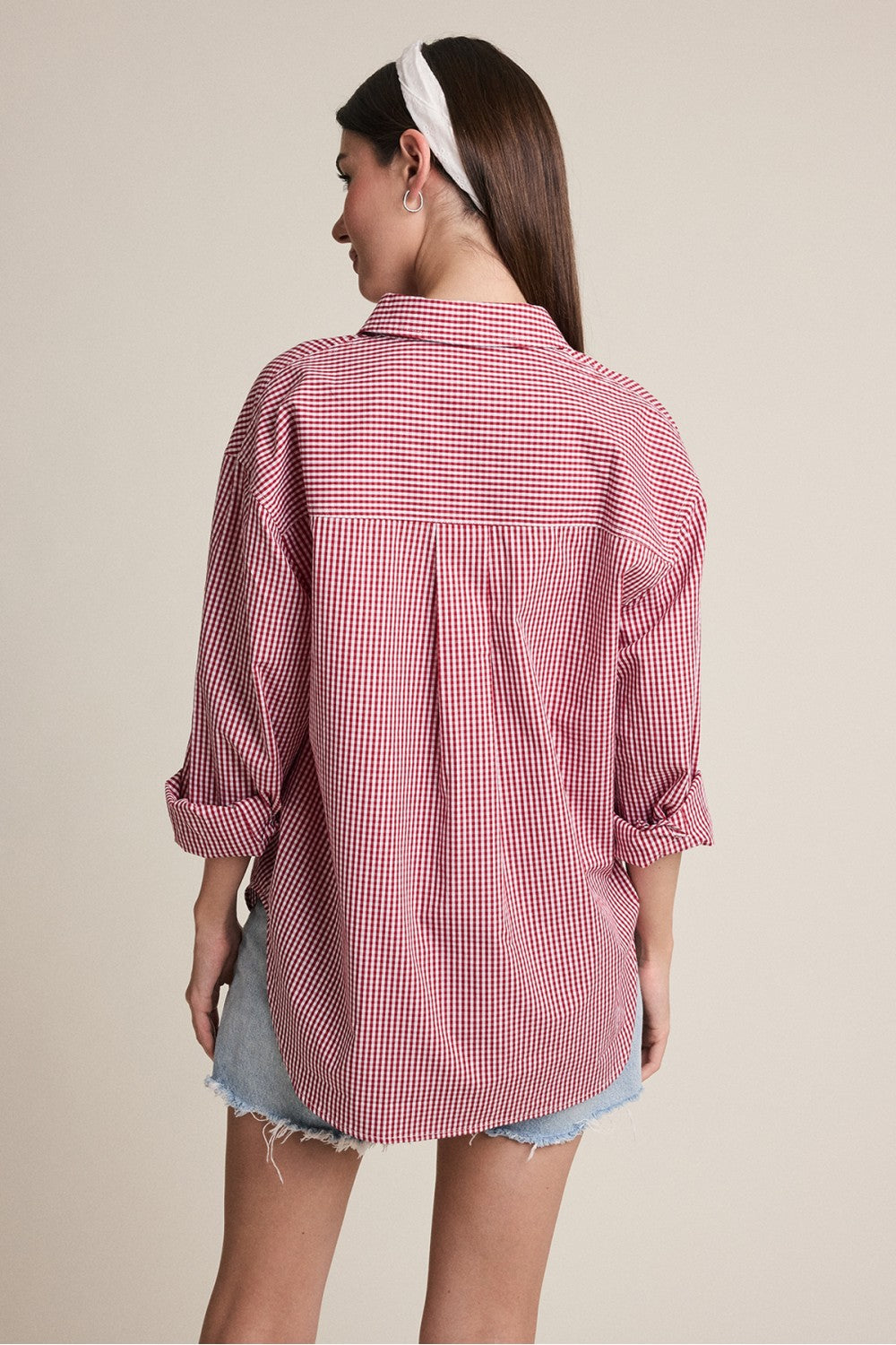 CLASSIC GINGHAM BUTTON-UP SHIRT