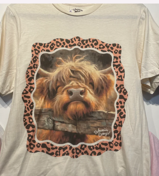 HIGHLAND COW T SHIRT
