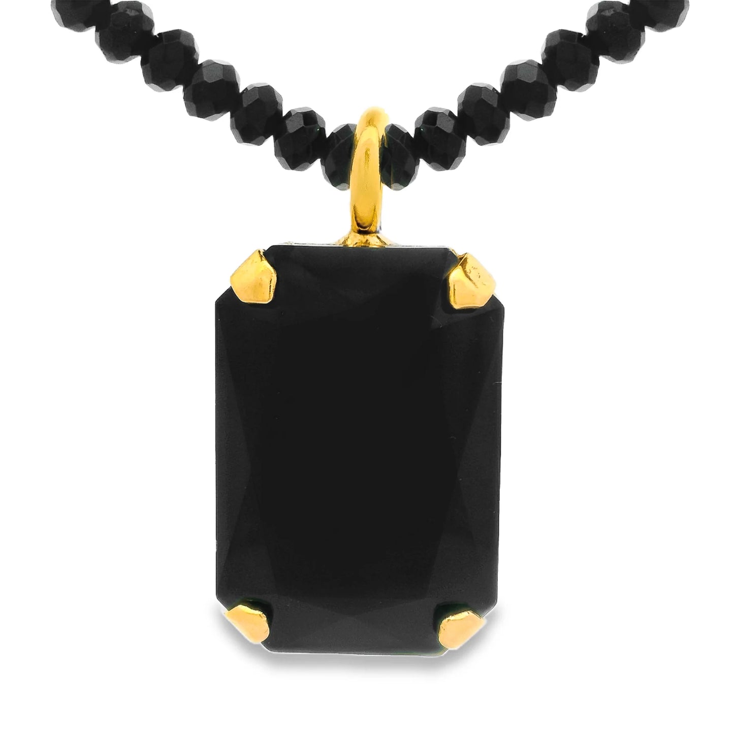 TAMMY NECKLACE IN JET BY TOVA