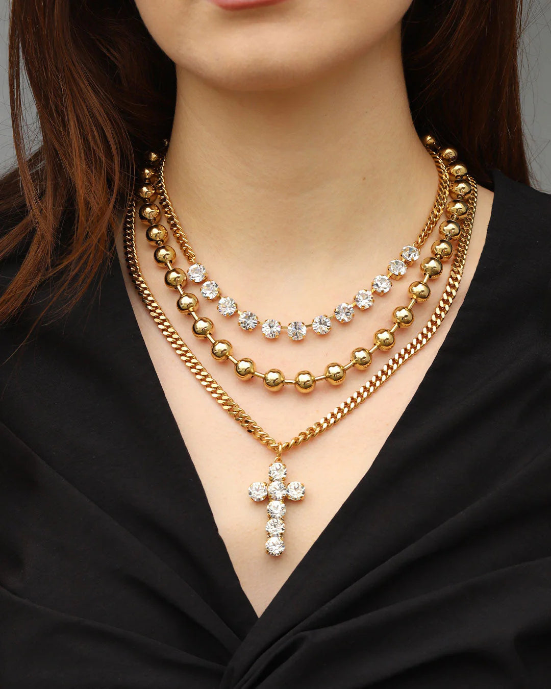 RADMILLA MEDIUM GOLD NECKLACE BY TOVA
