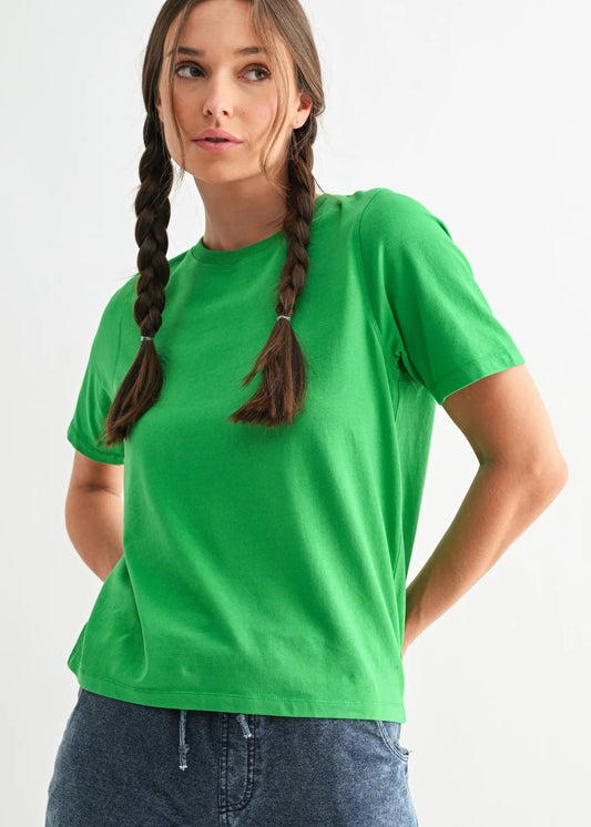 GREEN CLASSIC BOXY FIT TEE BY MONO B