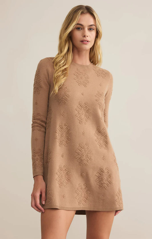 LENA SWEATER DRESS CAMPFIRE BY Z SUPPLY