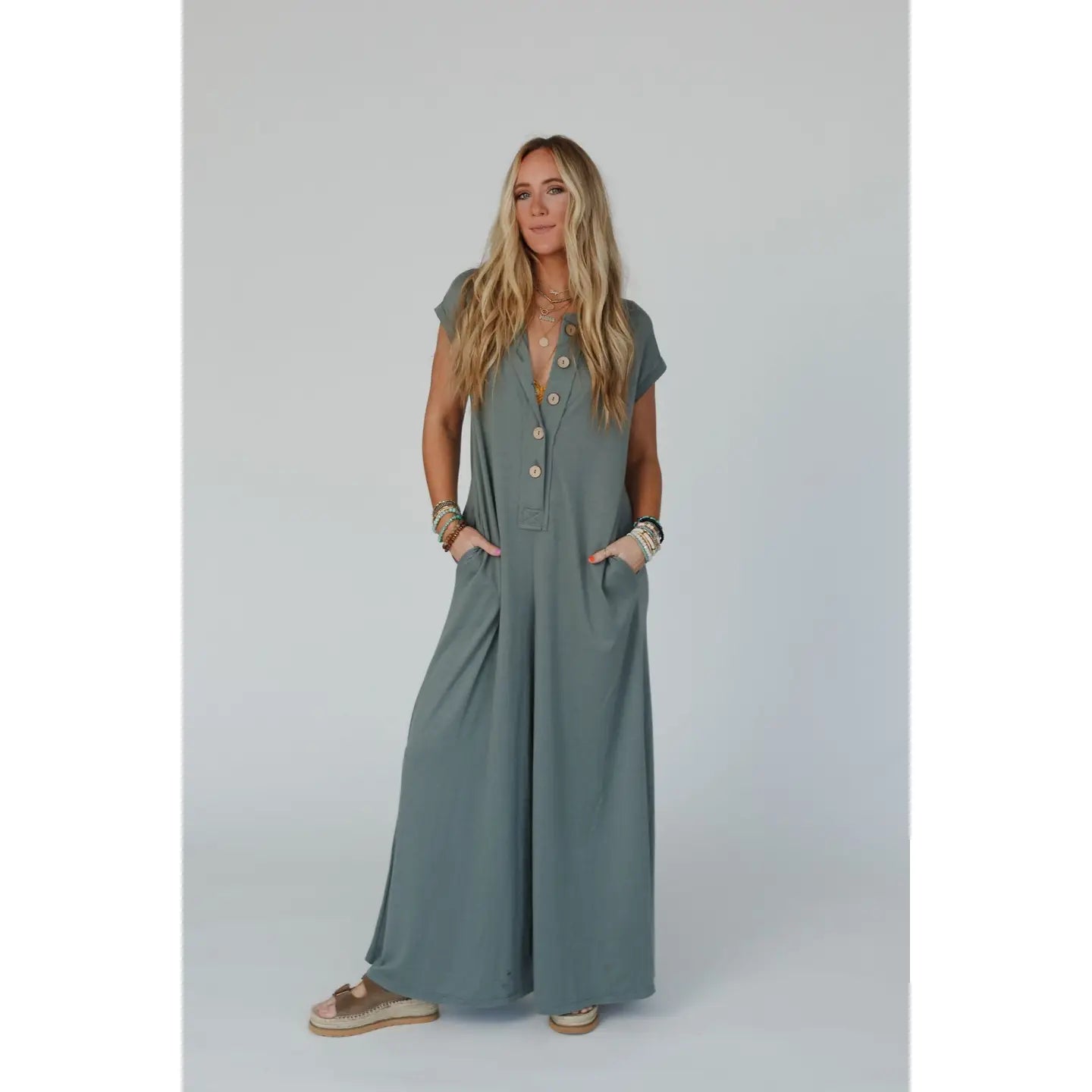 DAVINA WIDE LEG JUMPSUIT BY THREE BIRD NEST