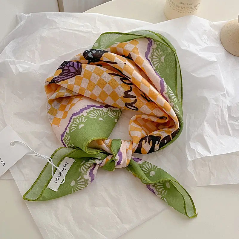 COTTON BLEND SCARVES