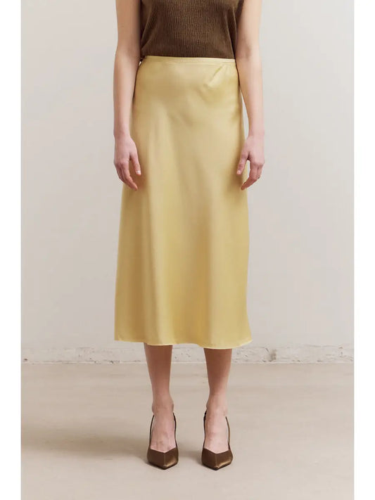 SATIN MERMAID FIT SKIRT