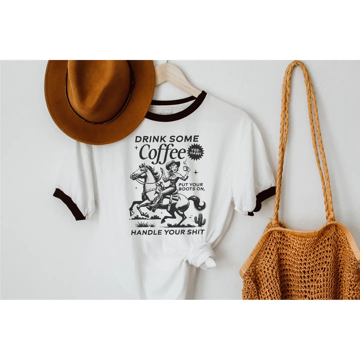 HANDLE YOUR SHIT RINGER TEE