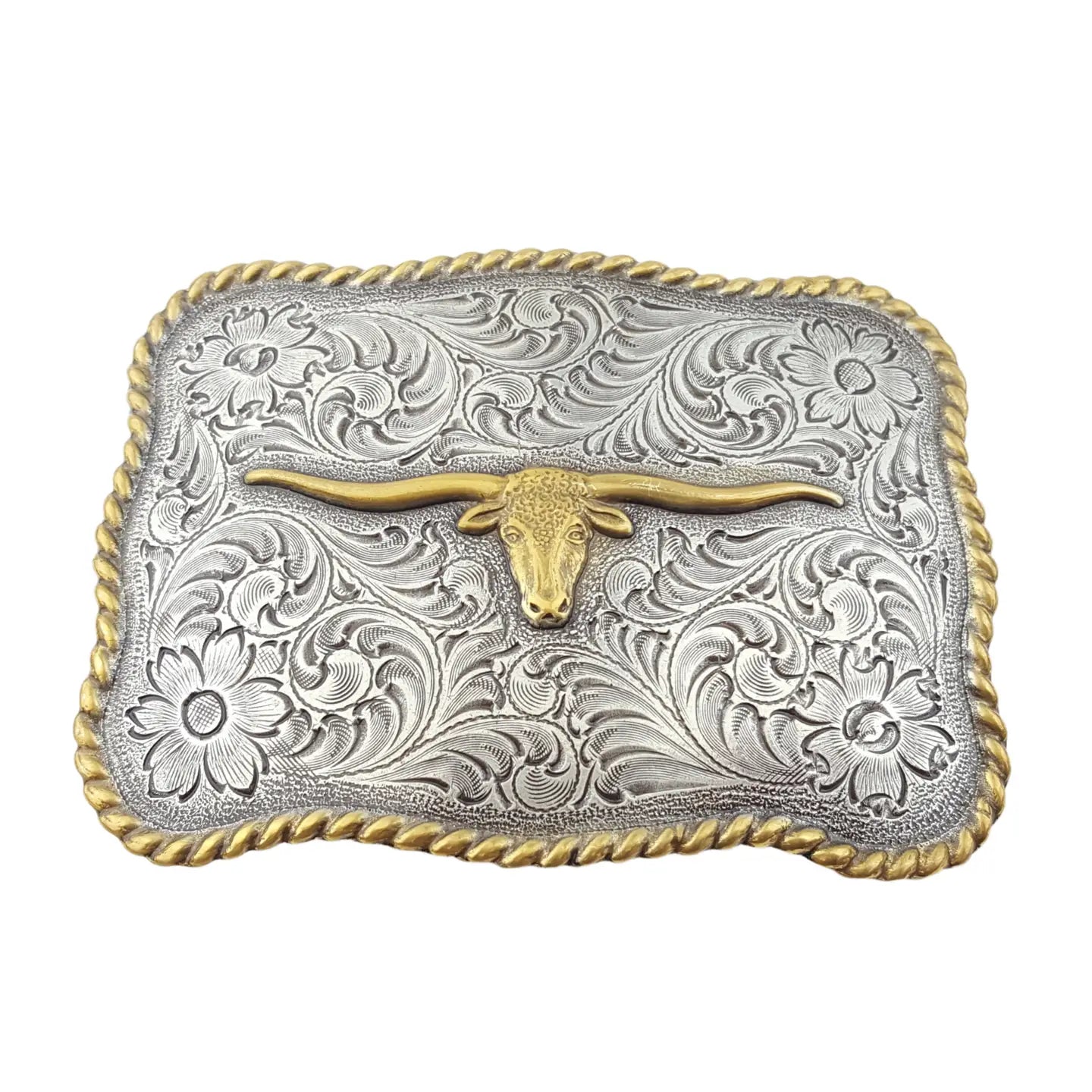WESTERN LONGHORN BUCKLE
