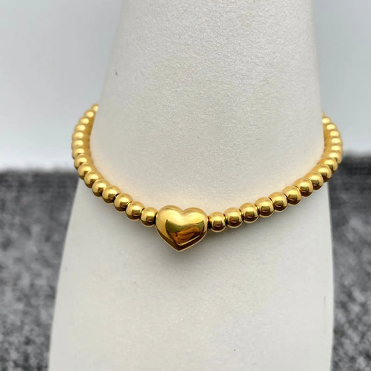HEART CHARM BRACELET