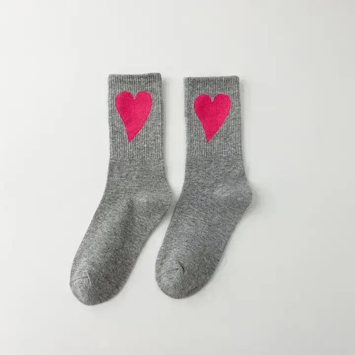 COMFY HEART SOCKS