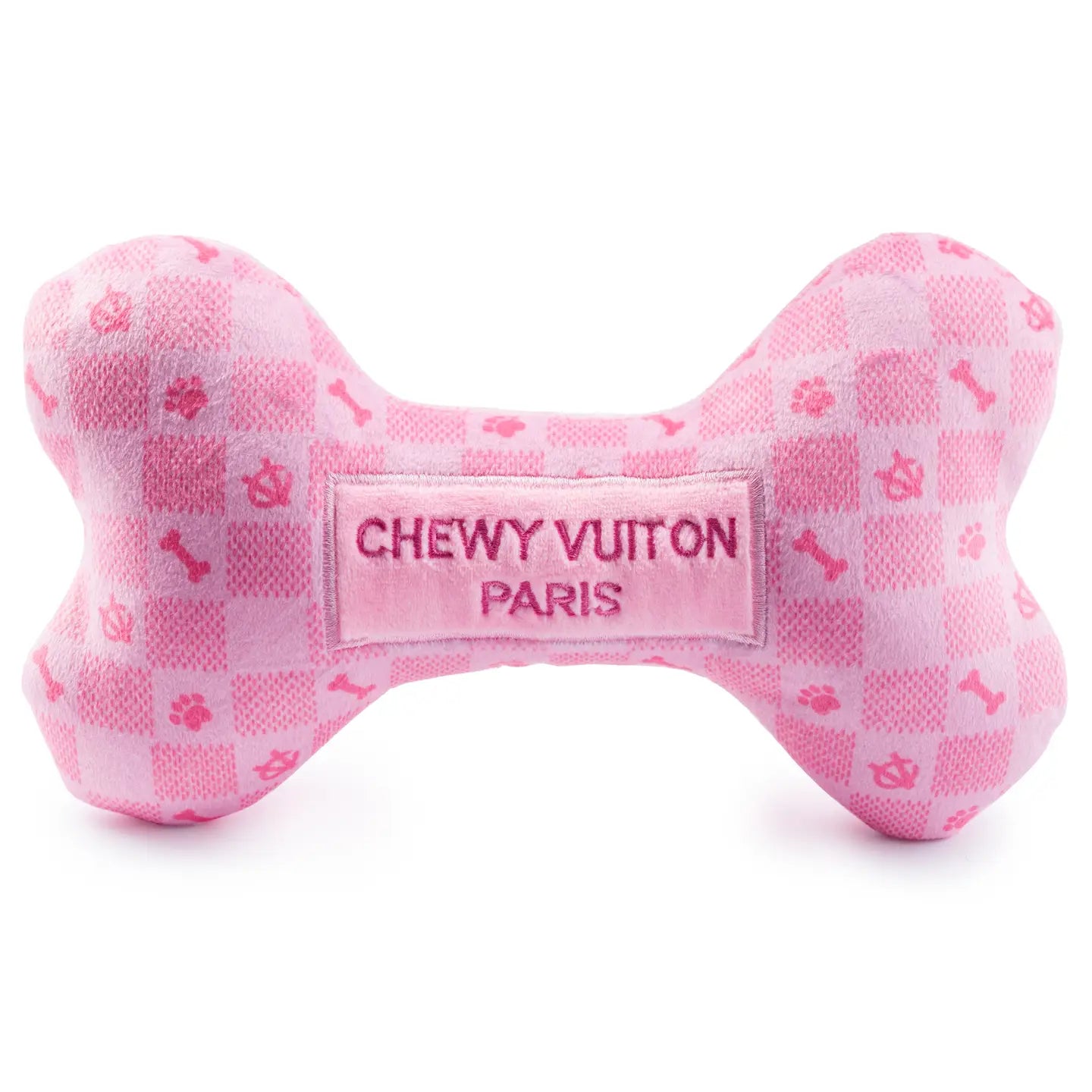 PINK CHECKER CHEWY VUITTON BONE LARGE
