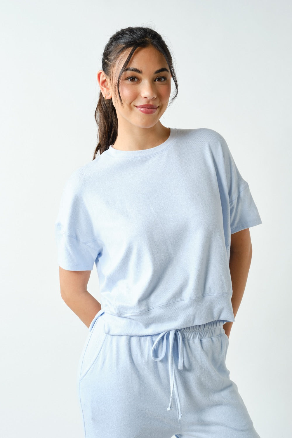 BRUSHED HACCI DOLMAN TOP