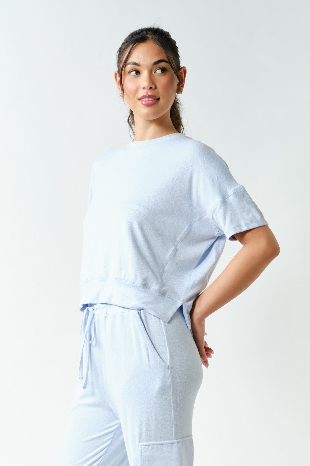 BRUSHED HACCI DOLMAN TOP