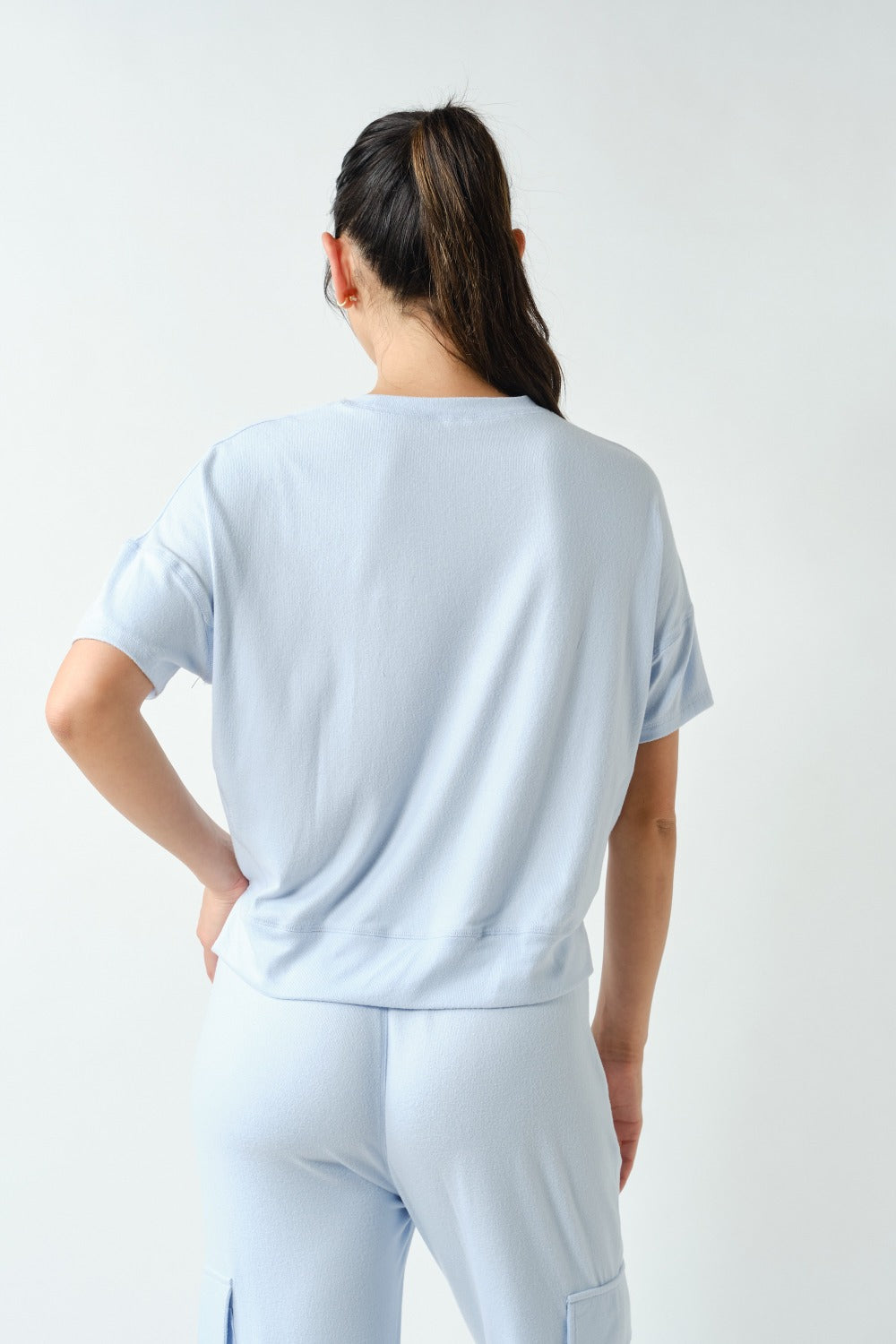 BRUSHED HACCI DOLMAN TOP