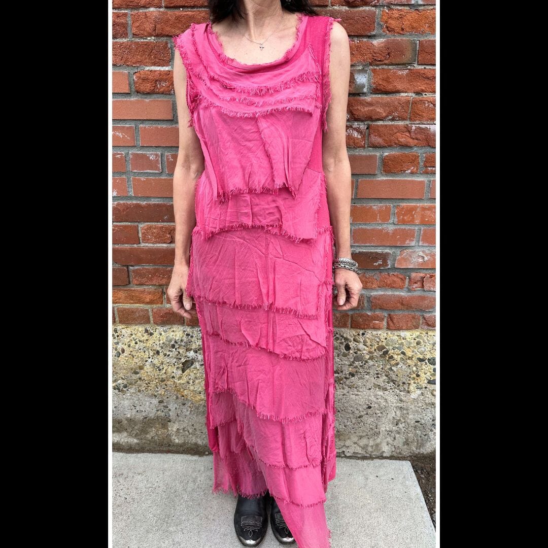 SILK MAXI DRESS - 2 COLORS