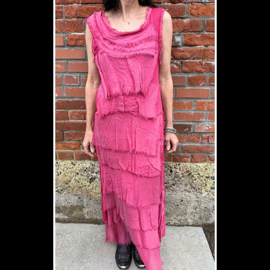 SILK MAXI DRESS - 2 COLORS
