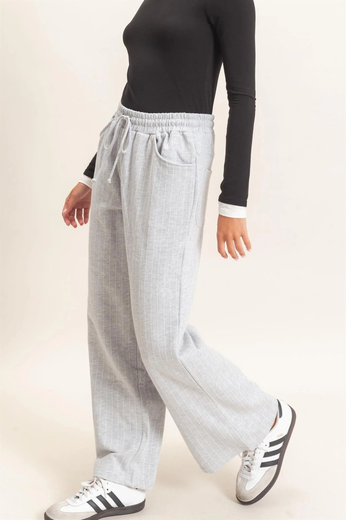 PINSTRIPE SWEATPANTS