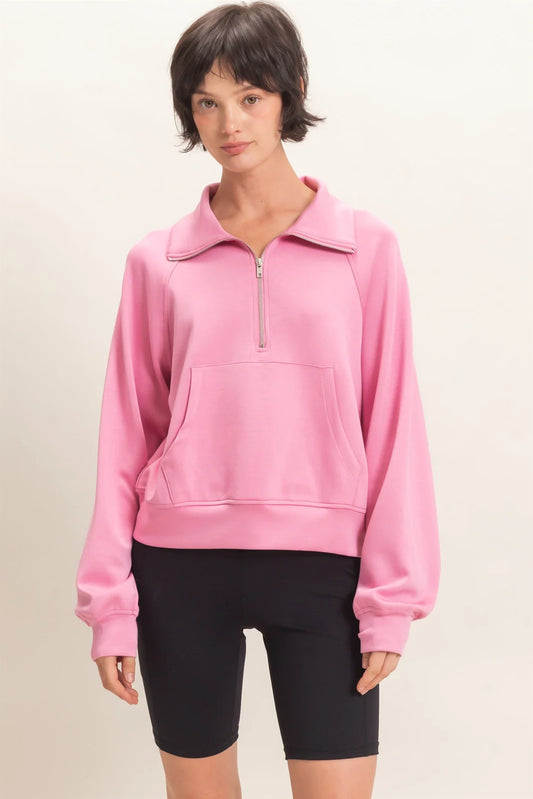 HALF ZIP PULLOVER
