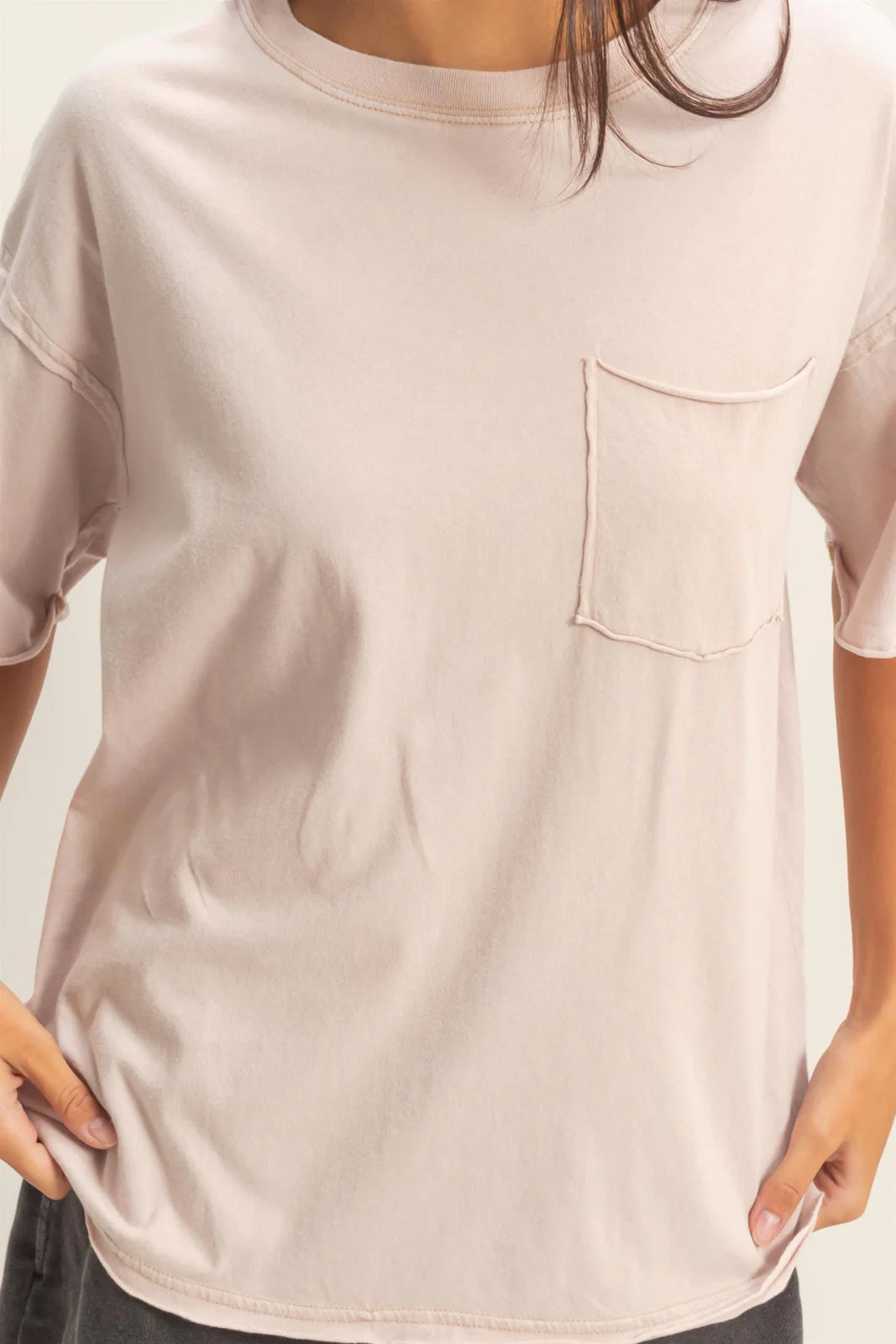 VINTAGE WASHED POCKET TEE