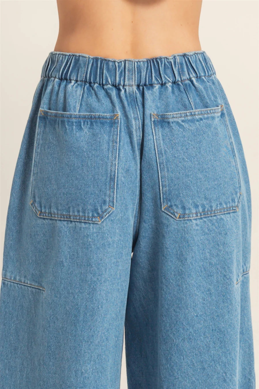 WIDE LEG PANTS WITH OVERSIZED POCKETS