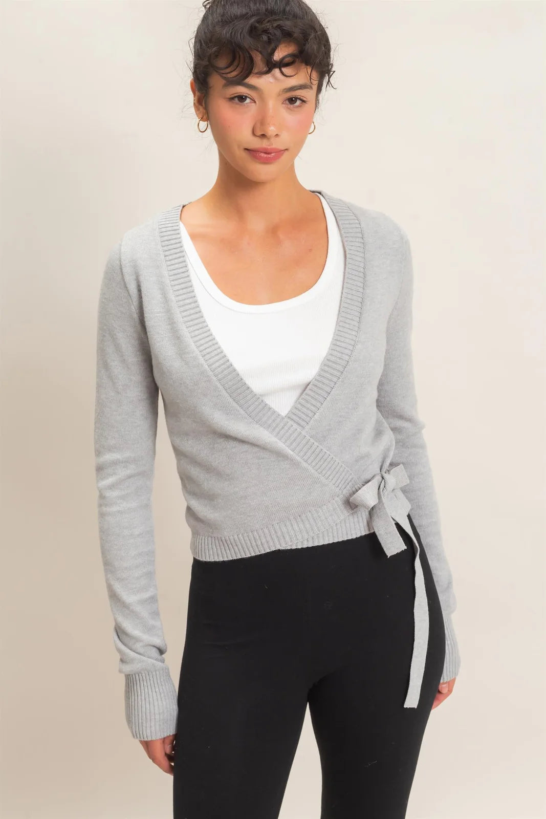 WRAP KNIT CARDIGAN
