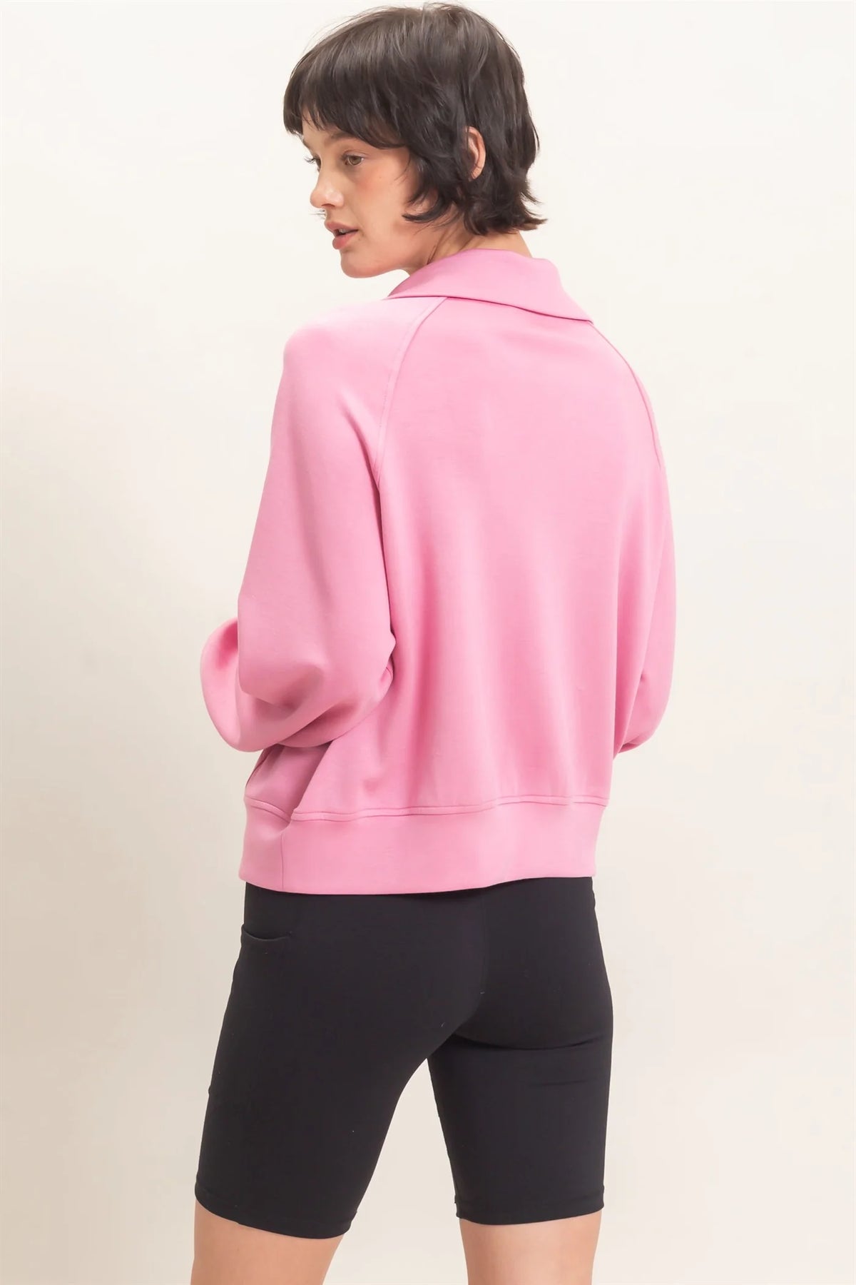HALF ZIP PULLOVER