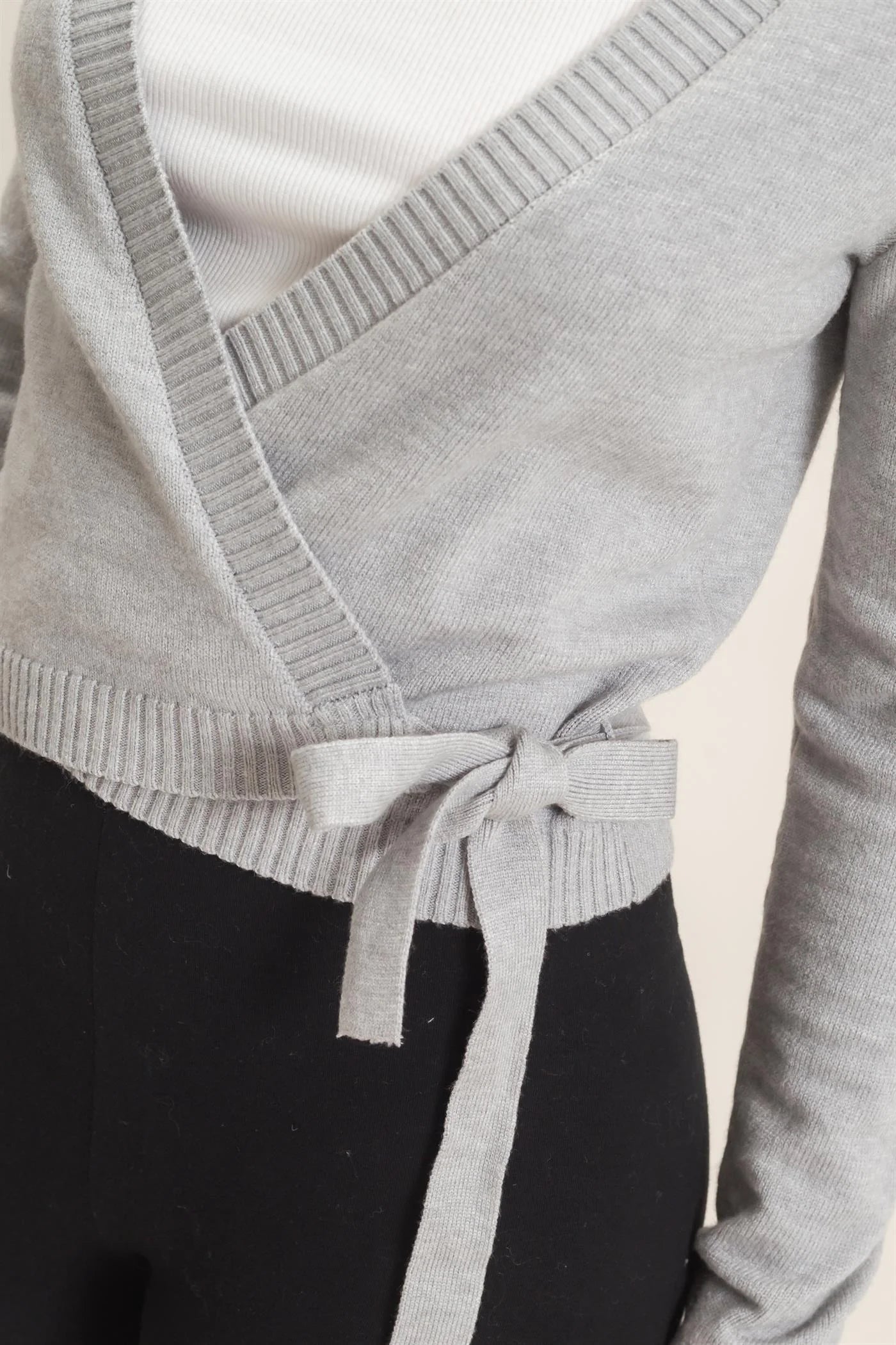 WRAP KNIT CARDIGAN