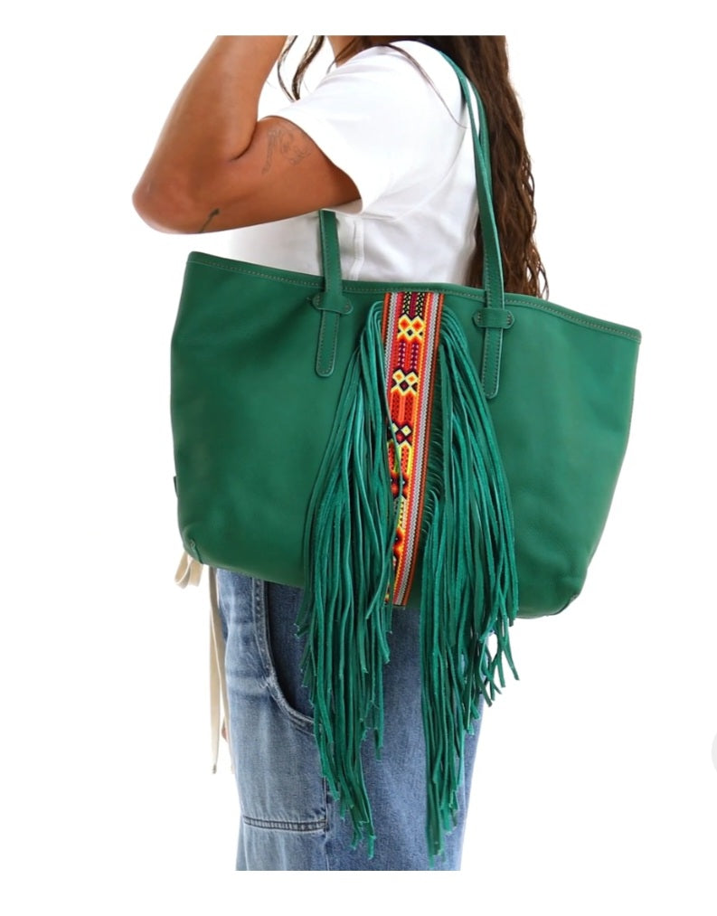 TEAL BREEZY SHOULDER BAG BY CONSUELA