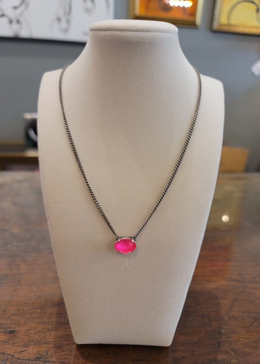 IZA NECKLACE IN ANTIQUE SILVER BY TOVA