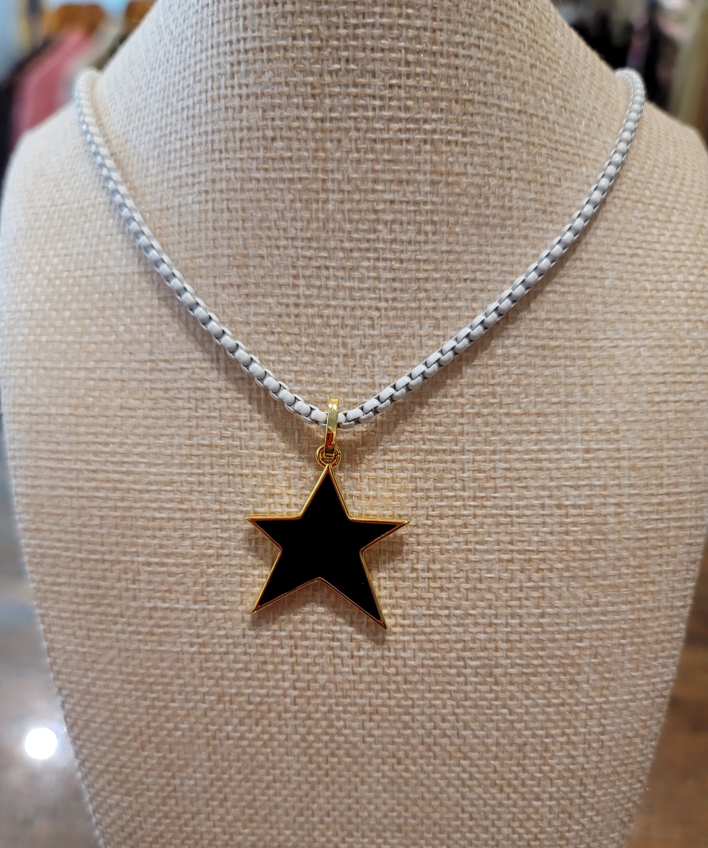 ENAMEL 5 POINT STAR CHARM - 3 COLORS