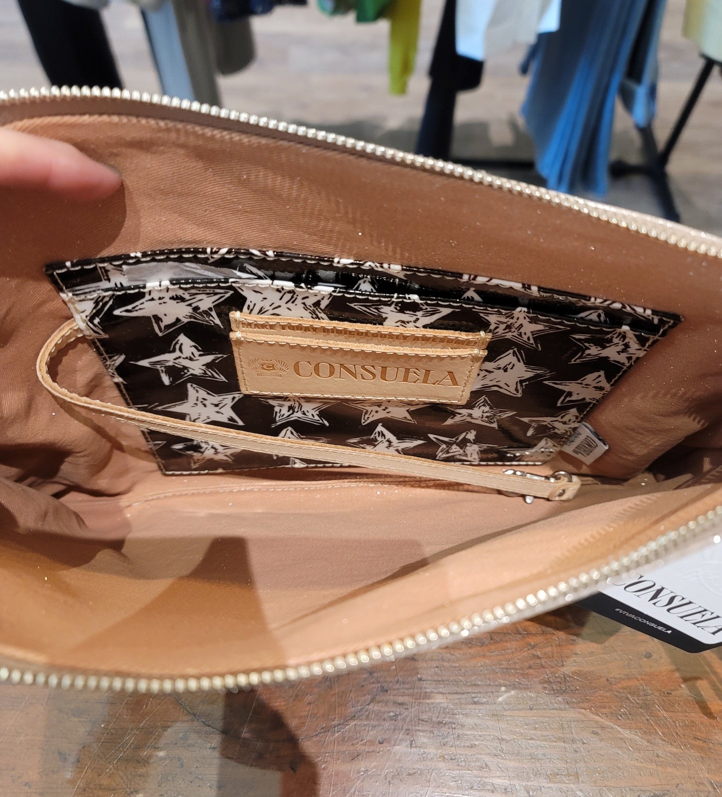 ELLIE TAKE ME OUT CLUTCH BY CONSUELA
