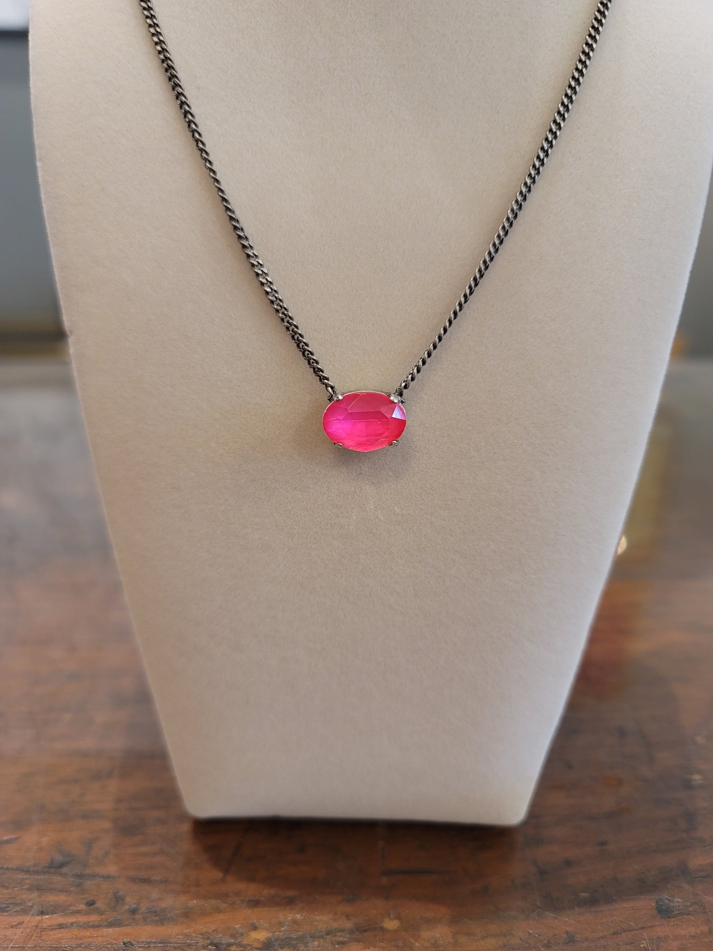IZA NECKLACE IN ANTIQUE SILVER BY TOVA