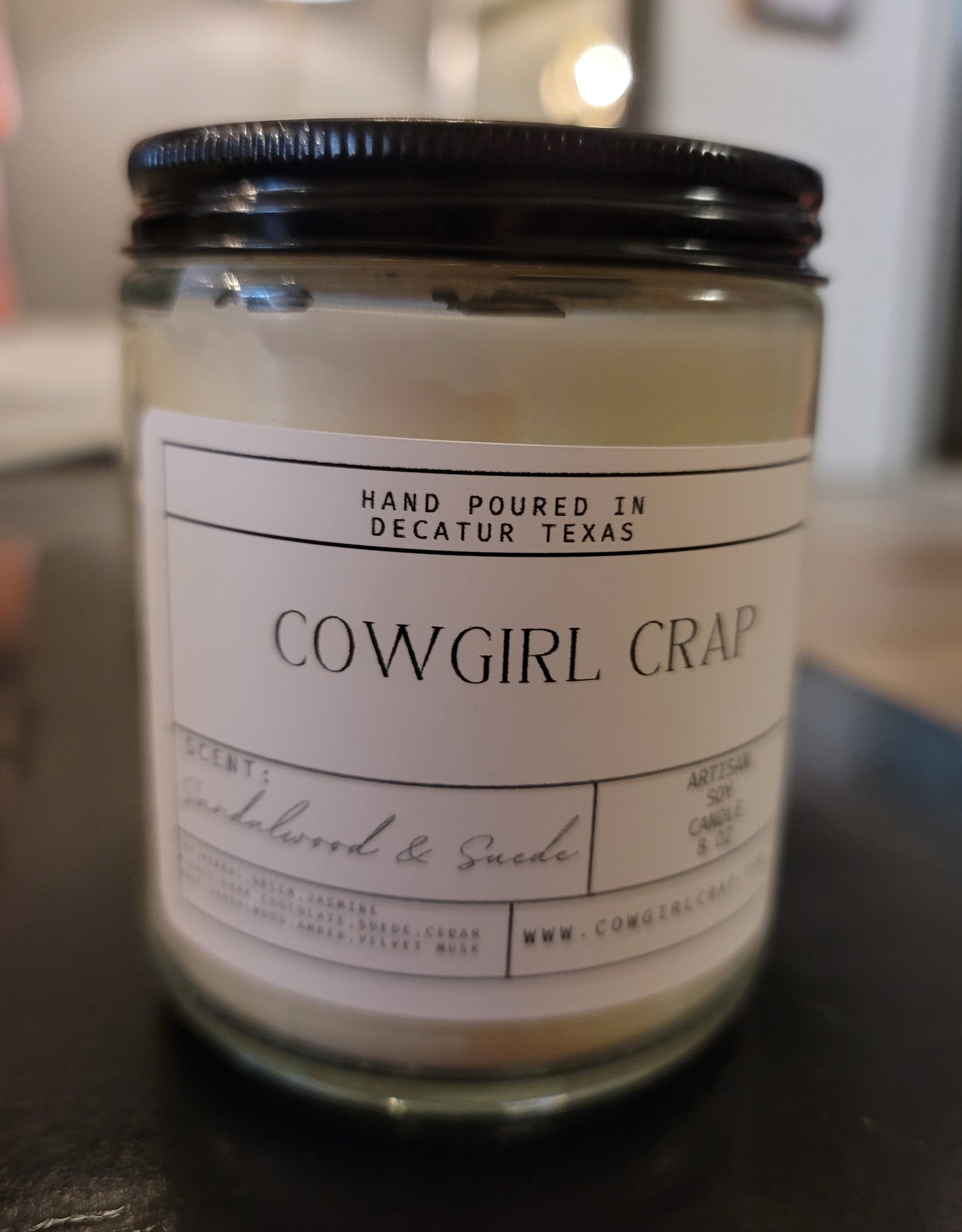 COWGIRL CRAP CANDLES - 7 HEAVENLY SCENTS