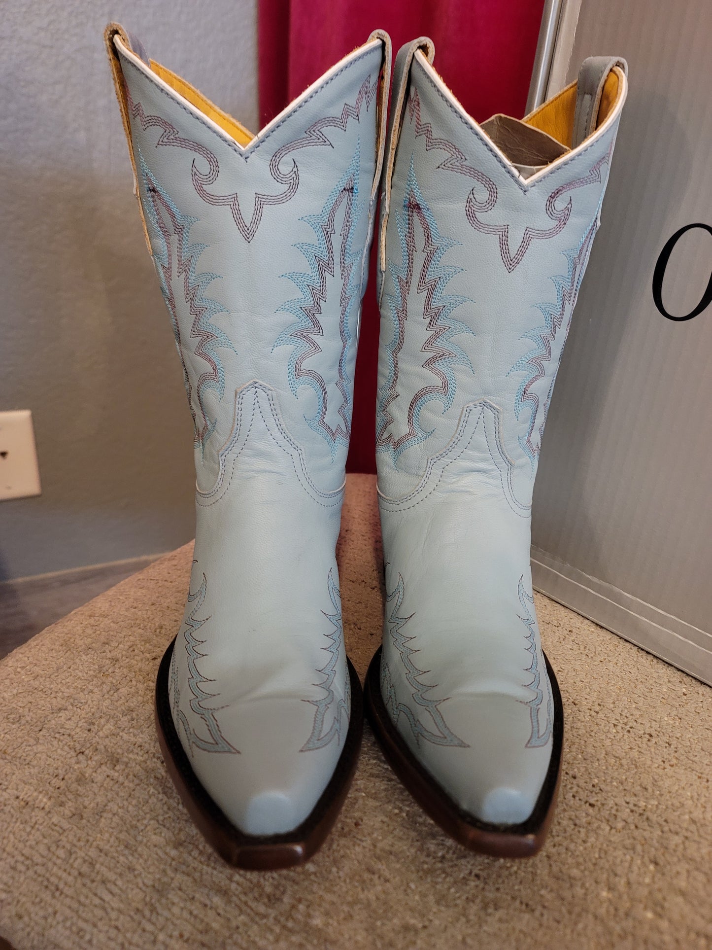 VEGAS 10 INCH BLUE BOOT BY OLD GRINGO